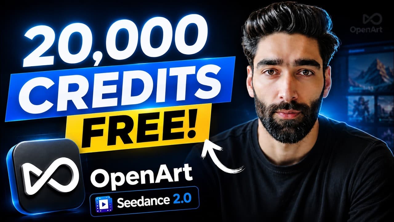 FREE + 20,000 OpenArt Credits | The Craziest AI Offer I've Ever Seen