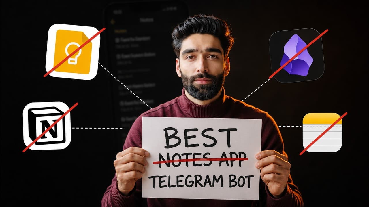 Build an AI Second Brain in Telegram with n8n and Supabase