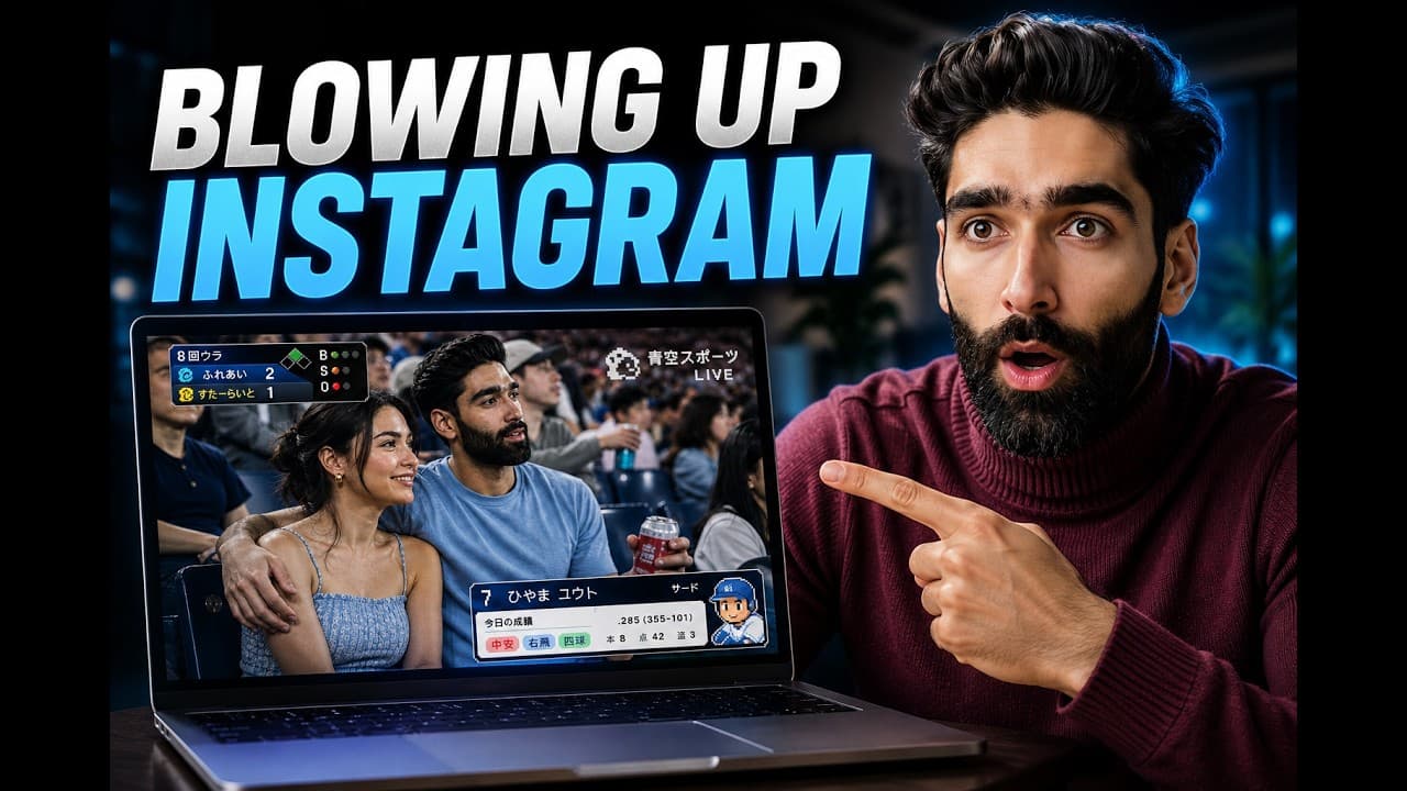 The AI Video Trend Blowing Up Instagram - How to Copy It and Get Brand Deals